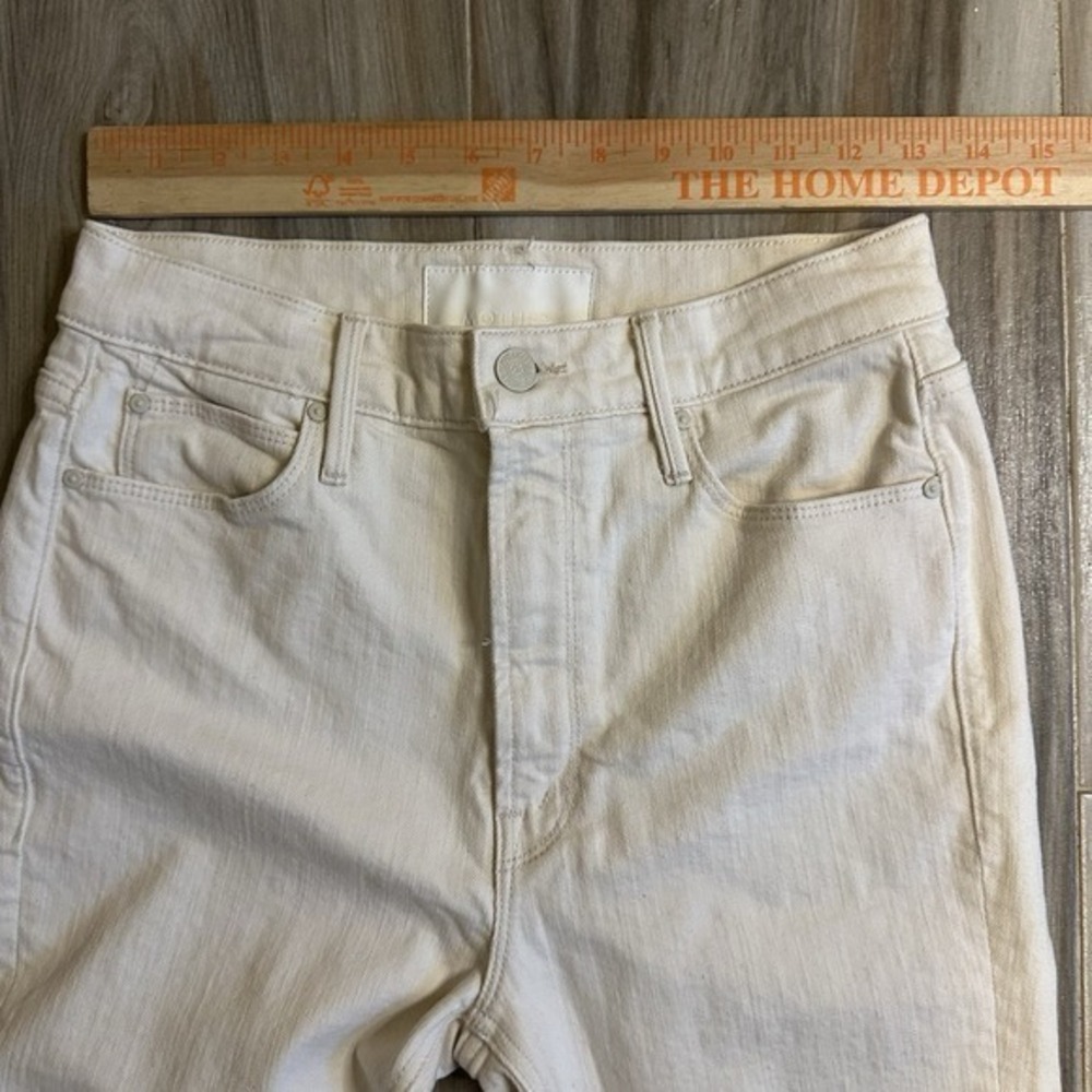 MOTHER  Superior Jeans Hi Rise Dazzler Ankle Fray  27 Superstitions Wash Classic - Picture 11 of 12